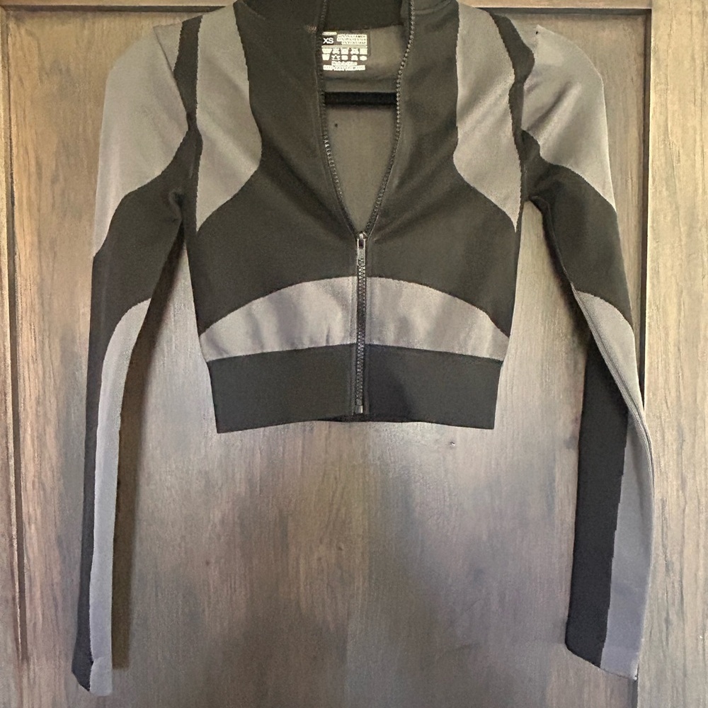 Stylish Black and Gray Women's Jacket